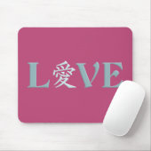 Kanji Liebe Mousepad (Mit Mouse)
