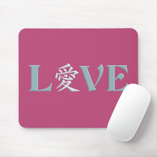 Kanji Liebe Mousepad (Mit Mouse)