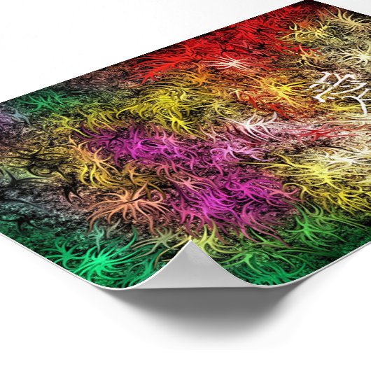 Kanji Liebe Poster (Ecke)