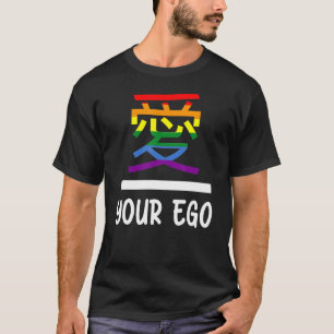 Kanji Liebe Symbol Lgbtq Stuff Traditionelles Chin T-Shirt