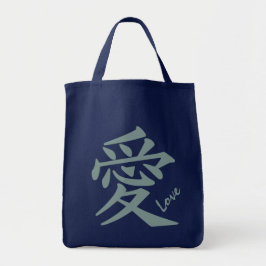 Kanji-Liebe-Taschen Tragetasche