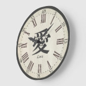 Kanji "Liebe" Uhr (Winkel)