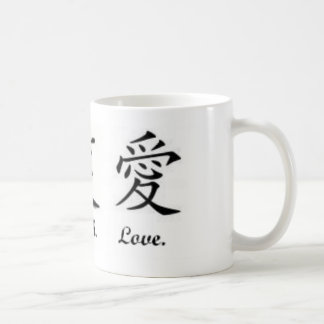 Kanji-Livelachen-Liebe-Klassiker-Tasse Kaffeetasse