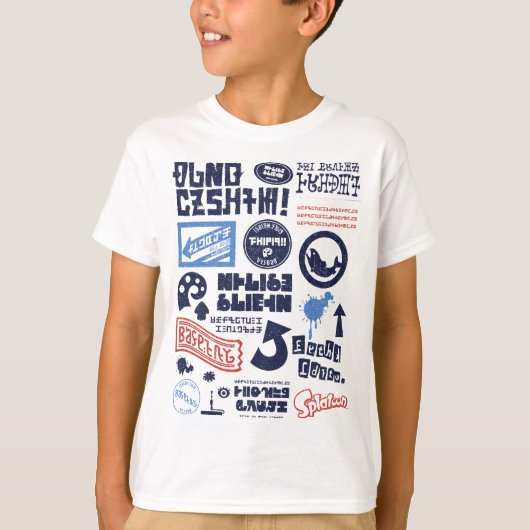 Kanji-Logo-Mash-Up-Poster T-Shirt (Vorderseite)
