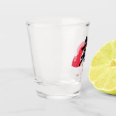 Kanji Mai/Tanz japanische Kalligrafie Schnapsglas (Links)