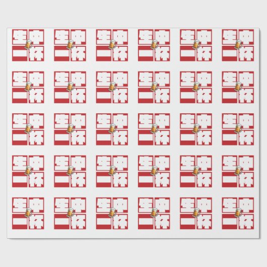 [kanji] namachu-ippai -When ordering draft beer- Geschenkpapier (Flach)