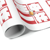 [kanji] namachu-ippai -When ordering draft beer- Geschenkpapier (Rolleneckpunkt)