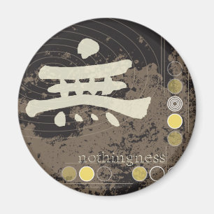 Kanji-Nichts-Entwurfs-Magnet Magnet
