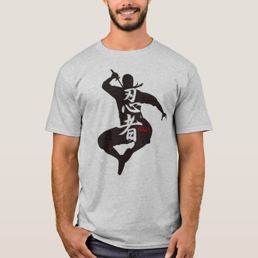 kanji,NINJA T-Shirt (Vorderseite)