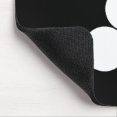 Kanji Nummer eins und drei Sterne Mousepad (Ecke)