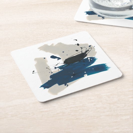 Kanji Rechteckiger Pappuntersetzer (angewinkelt)