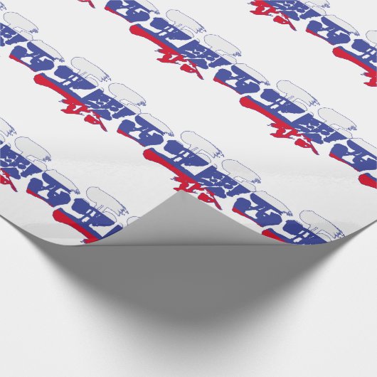 [Kanji] Russland Geschenkpapier (Ecke)