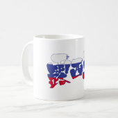 [Kanji] Russland Kaffeetasse (Vorderseite Links)