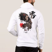 Kanji Samurai Ichiban Hoodie (Rückseite)