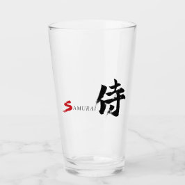 Kanji Samurai Japanische Kalligrafie Glas