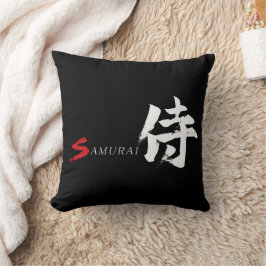 Kanji Samurai Japanische Kalligrafie Kissen