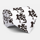 [Kanji] Samurai Krawatte (Gerollt)