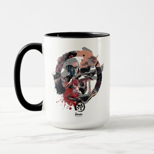 Kanji Samurai Ronin Tasse (Links)