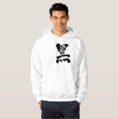 [Kanji] Schwarz Hoodie (Vorne ganz)