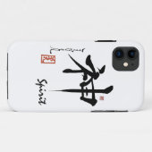 Kanji-Symbol GEIST japanische chinesische Case-Mate iPhone Hülle (Rückseite (Horizontal))