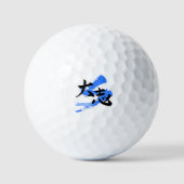 Kanji Taishi/Ambition Japanese Calligraphy Golfball (Vorderseite)