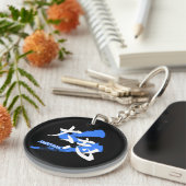 Kanji Taishi/Ambition Japanese Calligraphy Schlüsselanhänger (Vorderseite rechts)