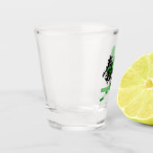 Kanji Taizen/Composed Japanese Calligraphy Schnapsglas (Links)