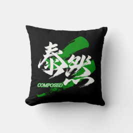 Kanji Taizen/ruhige japanische Kalligrafie Kissen