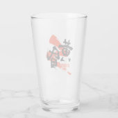 Kanji Tasogare/Dusk Japanese Calligraphy Glas (Rückseite)