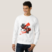Kanji Tasogare/Dusk Japanese Calligraphy Sweatshirt (Vorne ganz)