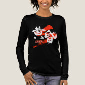 Kanji Tasogare/Dusk Japanese Calligraphy Tri-Blend Shirt (Vorderseite)