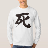 [Kanji] Todeslange Ärmel T-Shirt (Vorderseite)