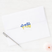 [Kanji] Ukraine Stern-Aufkleber (Umschlag)