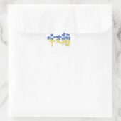 [Kanji] Ukraine Stern-Aufkleber (Tasche)
