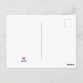 [Kanji] Vielen Dank durch vertikale Postkarte (Rückseite)