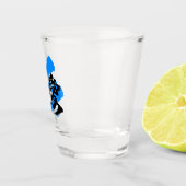 Kanji Yuai/Friendship Japanese Calligraphy Schnapsglas (Rechts)