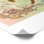 Kanji Yume (Traum) Buchstabengröße drucken Poster (Ecke)