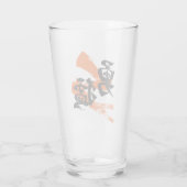 Kanji Yumo/Bravery Japanese Calligraphy Glas (Rückseite)