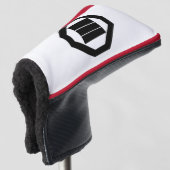 Kanji-Zeichen für drei Zeichen auf Tray Golf Headcover (3/4 Vorderseite)