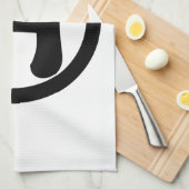 Kanji-Zeichen jo in Kreis Geschirrtuch (Viertel Falte)