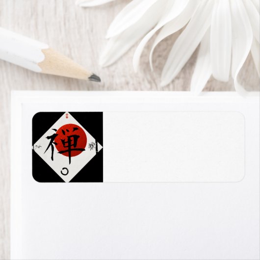 Kanji Zen mit Enco Lables (Insitu)