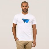 Kanjiz Illustration: PapierFlugzeug T-Shirt (Vorne ganz)