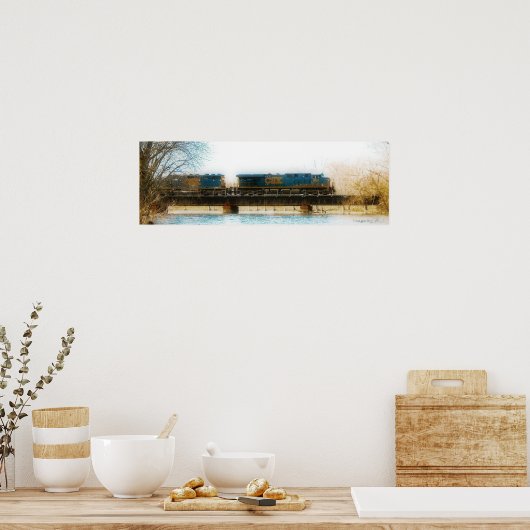 Kankakee Crossing Poster (Küche)