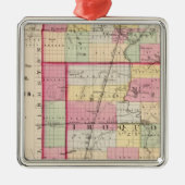 Kankakee, Irokese, Ford-Landkreise Ornament Aus Metall (Vorne)