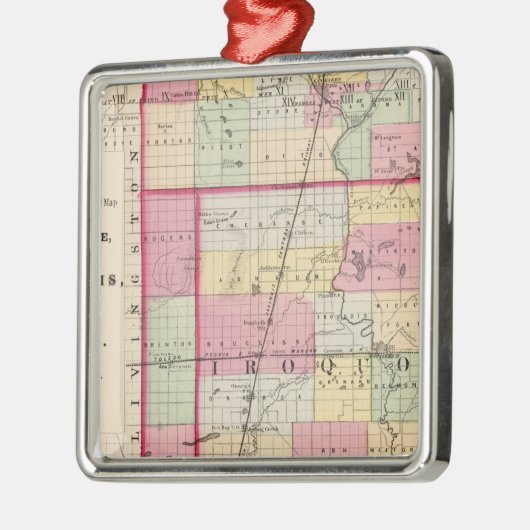 Kankakee, Irokese, Ford-Landkreise Ornament Aus Metall (Links)