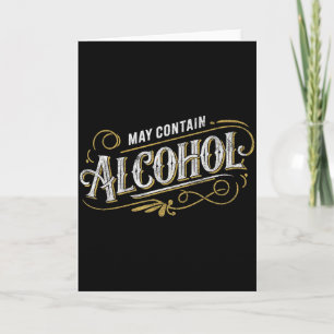 Kann Alkohol enthalten Clic Party Humor Karte