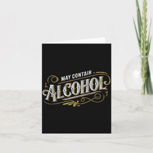 Kann Alkohol enthalten Clic Party Humor Karte