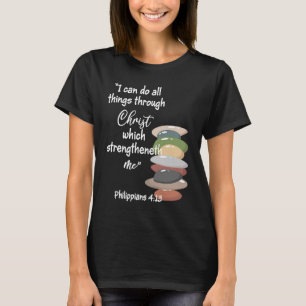 Kann alle Dinge religiöse Bibel, meine Verse, YW s T-Shirt