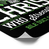 Kann alles durch den Christ Bile Duct Krebs tun Poster (Ecke)