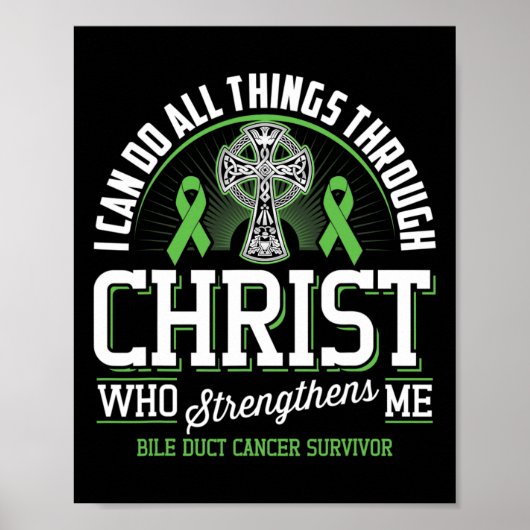 Kann alles durch den Christ Bile Duct Krebs tun Poster (Vorne)